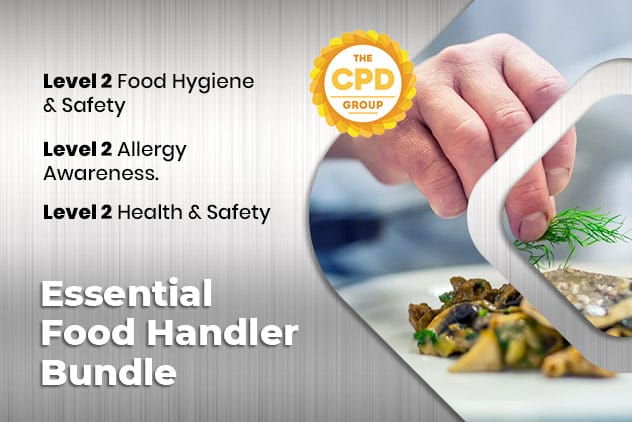 The Essential Food Handler Bundle contains one of each:Level 2 Food Hygiene & Safety
Level 2 Allergy Awareness
Level 2 Health & Safety