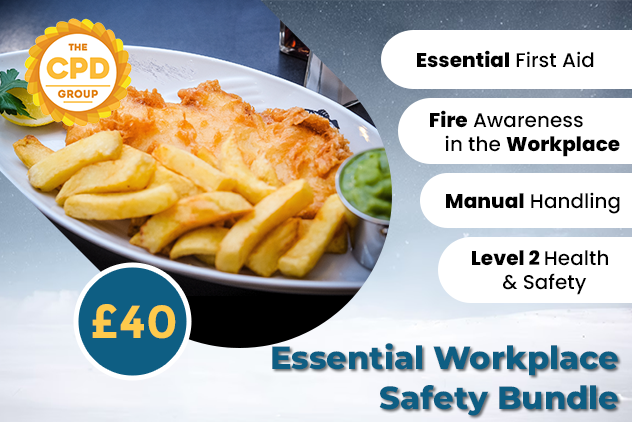 This Bundle contains one of each:
Essential First Aid
Manual Handling
Fire Awareness in the Workplace
Level 2 Health & Safety