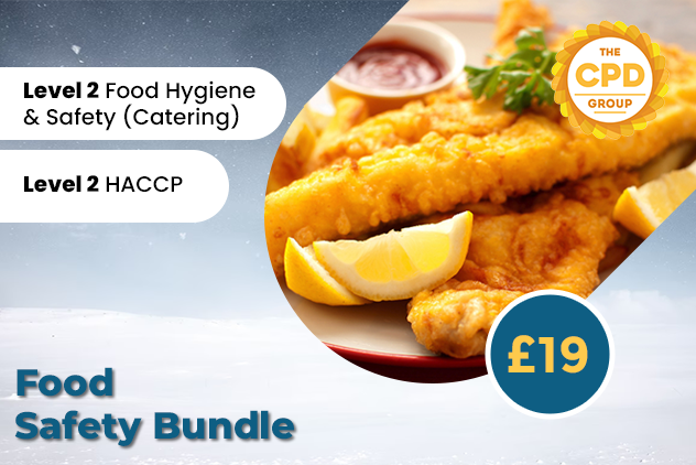 This Bundle Contains one of each:
Level 2 Food Hygiene & Safety
Level 2 HACCP