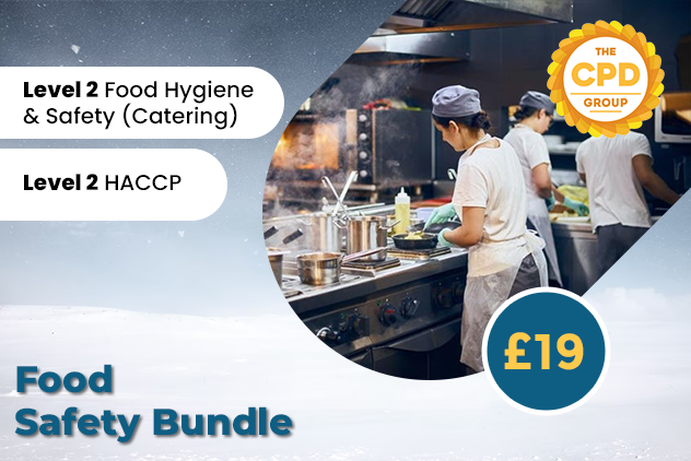 This Bundle Contains one of each:Level 2 Food Hygiene & Safety
Level 2 HACCP